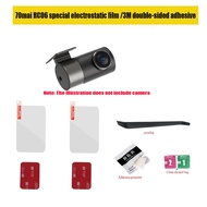 70mai Rear Camera RC06 Sticker, For 70mai A500S  A800S 4K Dash Cam Rear camera special electrostatic film +3M adhesive 2PCS + auxiliary tools