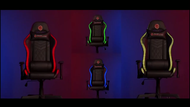 Neolution E-Sport Gaming  Chair RGB รุ่น Twilight เก้าอี้ เก้าอี้เกมมิ่ง ไฟRGB เก้าอี้โต๊ะคอม gaming chair สีดำ One