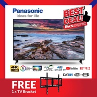 Panasonic 65 Inch GX600 4K UHD HDR Smart TV TH-65GX600K - Netflix &amp; YouTube (2019 Model) FREE TV Bracket