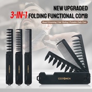 Pipi Beauty Makeup Beauty Hot Product Multifunctional Portable Plastic Foldable Pocket Comb Men Oily