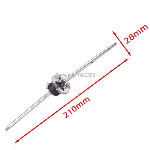 Original 12428-1192 0133 Metal Rear Differential Shaft Gear 210mm Accessory Parts For WLtoys 12423 1