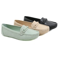 JISO LOLI-22 Sepatu Wanita Flat Loafers Kulit Import Premium Pansus