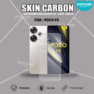 Poco F7 Pro Poco F7 Ultra Poco F6 Garskin Anti-Scratch Back Transparent Carbon Skin Poco F6 Poco F7 