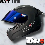 KYT R10 BLACK DOFF STANDARD FULFACE HELMET