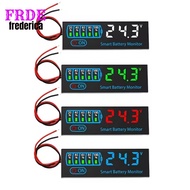 【FRDE】Li-Ion Battery Tester 7-55V Acid Battery Charge Indicator Tester LED Display