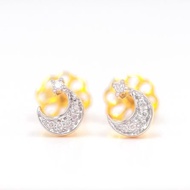 Happy jewelry Diamond Earrings Real Gold 37.5% ER232