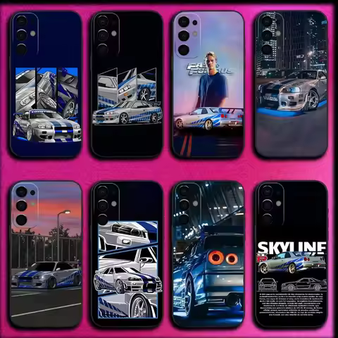 F-Fasts AND F-Furious R34 Phone Case For Samsung S25,S24,S21,S22,S23,S30,Ultra,S20,Plus,Fe,Lite,Note