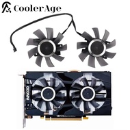 Video Card Fan For INNO3D GeForce GTX 1660 Ti 1660 RTX 2060 Twin X2 75MM CF-12815S  GTX1660Ti GTX166