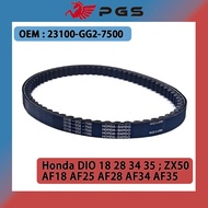 PGS 23100-GG2-7500 Motorcycle Parts Transmission Drive Belt For DIO 18 28 34 35 AF18 AF28 AF34 AF35 