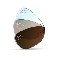 Mắt kính nam Polux P đổi màu & chống tia sáng xanh ( Uvblue ) UV100%