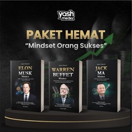 Success Mindset Savings Package [3 books] [Warrent Buffet, Elon Musk, Jack Ma] - Yash Media