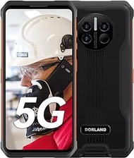 DORLAND Extreme_5G Rugged Smartphone,Intrinsically Safe Cell Phones,Android 11 Mobile Phone Unlocked, IP68 Waterproof MIL-STD-810G Heavy Duty Phones, 6.39'' HD+ Screen Triple Cameras Dual SIM