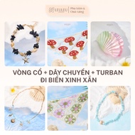 Sandy Whisper LeuLeu Accessorize necklace, seashell necklace, beach necklace