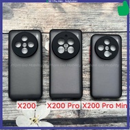 Vivo X200 5G/ X200 Pro 5G/ X200 Pro Mini case with matte back, anti-stain, anti-fouling, colored edg