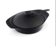 柳宗理 22cm 淺型 鐵鍋付鐵蓋 南部鐵器 日本製造 明火 電磁爐 焗爐