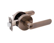 SOLEX กุญแจมือบิดก้านโยกห้องน้ำ Lever Lock No. 1701AC-BK(ไม่มีกุญแจ)