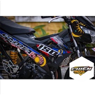 Satria - raider F150 car decal, Malaysian stamp model (high quality 3-layer stamp) sticker motor sti