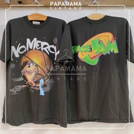 [ LOONEY TUNES ] TAZ No Mercy Bio Washed เสื้อการ์ตูน หนังสเปซแจม วินเทจ men tshirt vintage shirt