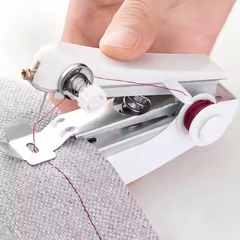 Manual Sewing Machine Portable Mini Cordless Stitch Machines Useful For DIY Household Clothes Leathe