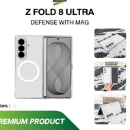 Gizmo Defense Hinge MagSafe Case for Samsung Galaxy Z Fold 8 Ultra Shockproof Clear And Pen Holder S