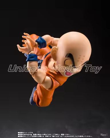 【UA】BANDAI S.H.Figuarts DRAGON BALL Z Krillin Action Figures Models Toys Gifts