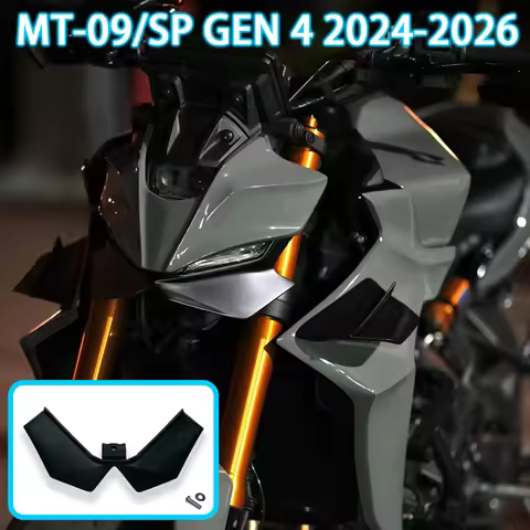 For YAMAHA MT-09/SP 2024-2026 GP WING DOWNFORCE NAKED FRONTAL SPOILERS MT09 GEN 4 2024 Front spoiler