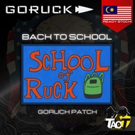 GORUCK Patch - SCHOOL OF RUCK - Back to School Anti-Virtual Challenge - Original