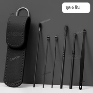 6 ชิ้น/เซ็ตชุดทําความสะอาดหู Earpick EAR WAX Remover ช้อนหู Curette ทําความสะอาดหูเกลียว Earpick Eas