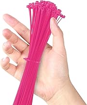 TORMEN Cable Zip Ties Heavy Duty 7.87Inch Durable Self-locking Nylon Tie For Indoor And Outdoor Use(