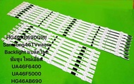 HG46AB690QW/Samsung46TVหลอด Backlight แบล็คไลท์ ซัมซุง ใหม่เอี่ยม UA46F6400 UA46F5000 HG46AB690 8×6
