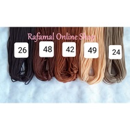 BENANG TALI PP CHINA 1MM (COLOUR OPTION : BROWN) BENANG KAIT CROCHET