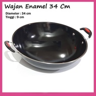 Non-stick Enamel Wok Enamel Wok 34 cm