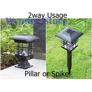 Designer Solar PVC Gate Lamp Garden Lamp Landscape Light Outdoor Light Lampu Pagar Lampu Tembok Lamp