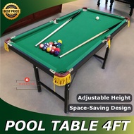 Pool Table Mini 120cm Adjustable Meja Pool billiard table Mini Pool Table Snooker set meja pool murah Table set
