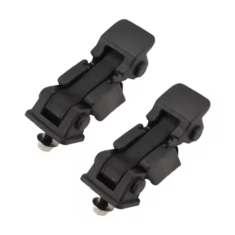 A80X-1 Pair Front Hood Latch Catch & Bracket 55395653AF 55395652AC For Jeep Wrangler JK 2007-2018