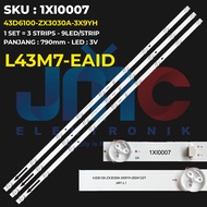 Backlight TV Xiaomi 43 Inch L43M7-EID L43M7-EAID RF-FP430013SF30-0701 A0 43D6100-ZX3030A-3X9YH