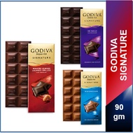 Godiva Signature Dark Chocolate Bar 90g Assorted Flavors (Product of Belgium)