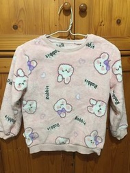 5-6歲女童冬天法蘭絨睡衣套裝