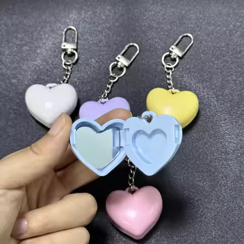 10/30/50pcs 0.4g Pink, Blue and White Key Chain Box Storage Diy Powder Box, Plastic Storage Box Plas