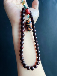 火供 雙虎牙 護身 天珠 正偏財 包掛 小葉紫檀 保平安