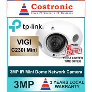 TP-link VIGI C230I Mini 3MP IR Mini Dome Network Camera (3 Years Local Warranty)