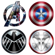 A 3D Three-Dimensional Logo Sticker Cool Avengers League of Legends S.H.I.E.L.D. Fuel Tank Cap Stick