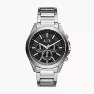 【W小舖】ARMANI EXCHANGE 44mm AX2600 銀色鋼錶帶 男錶 三眼計時手錶 腕錶-現貨在台