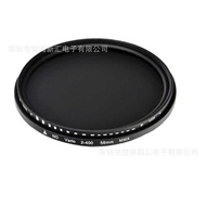 Manufacturer Wholesale Anti-Laser 37-82mm Adjustable ND Filter ND Filter Medium Gray Density Filter 