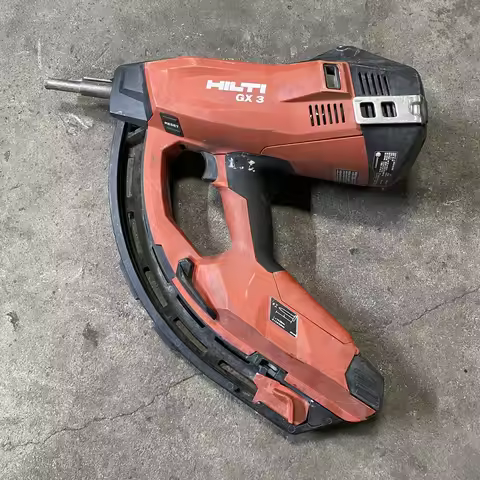 HILTI GX3 Gas Gun, Nail Gun, Steel Pan Head Nail Fastener Air Tank Gun, Only Body, Used