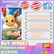 Pokemon Lets Go Eevee 宝可梦伊布 (Nintendo Switch)Muat turun Permainan Digital Switch Game Digital Downlo