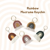 Macrame Rainbow/Macrame Keychain