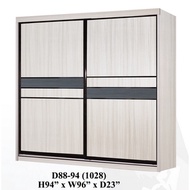 Almari Baju Almari Pakaian Wardrobe 8x8 kaki