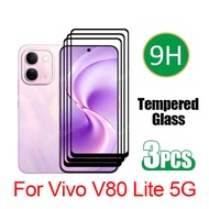 Tempered Glass Film For Vivo V80 Lite V80Lite 5G 2026 Full Cover Gobal Screen Protector Glass Film B