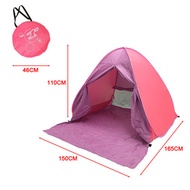 Beach Tent 165*150*110cm Pop Up Automatic Open Tent Family Ultralight Folding Tents Tourist Fish Camping Anti-UV Fully Sun Shade